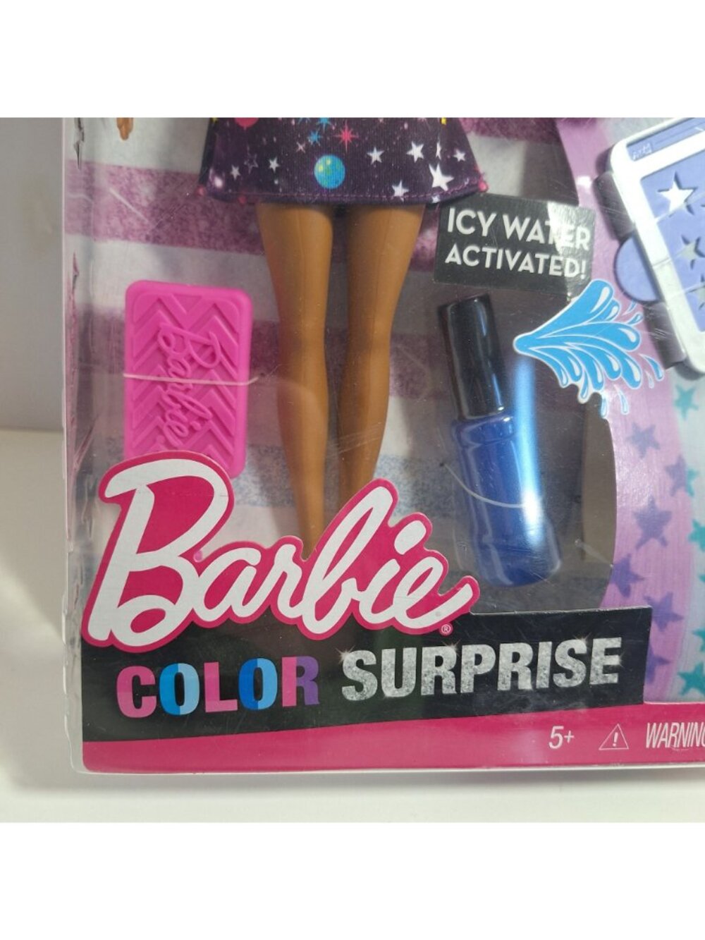 Barbie Color Change Surprise Doll Purple Hair Space Dress Damaged Box - Picture 5 of 12